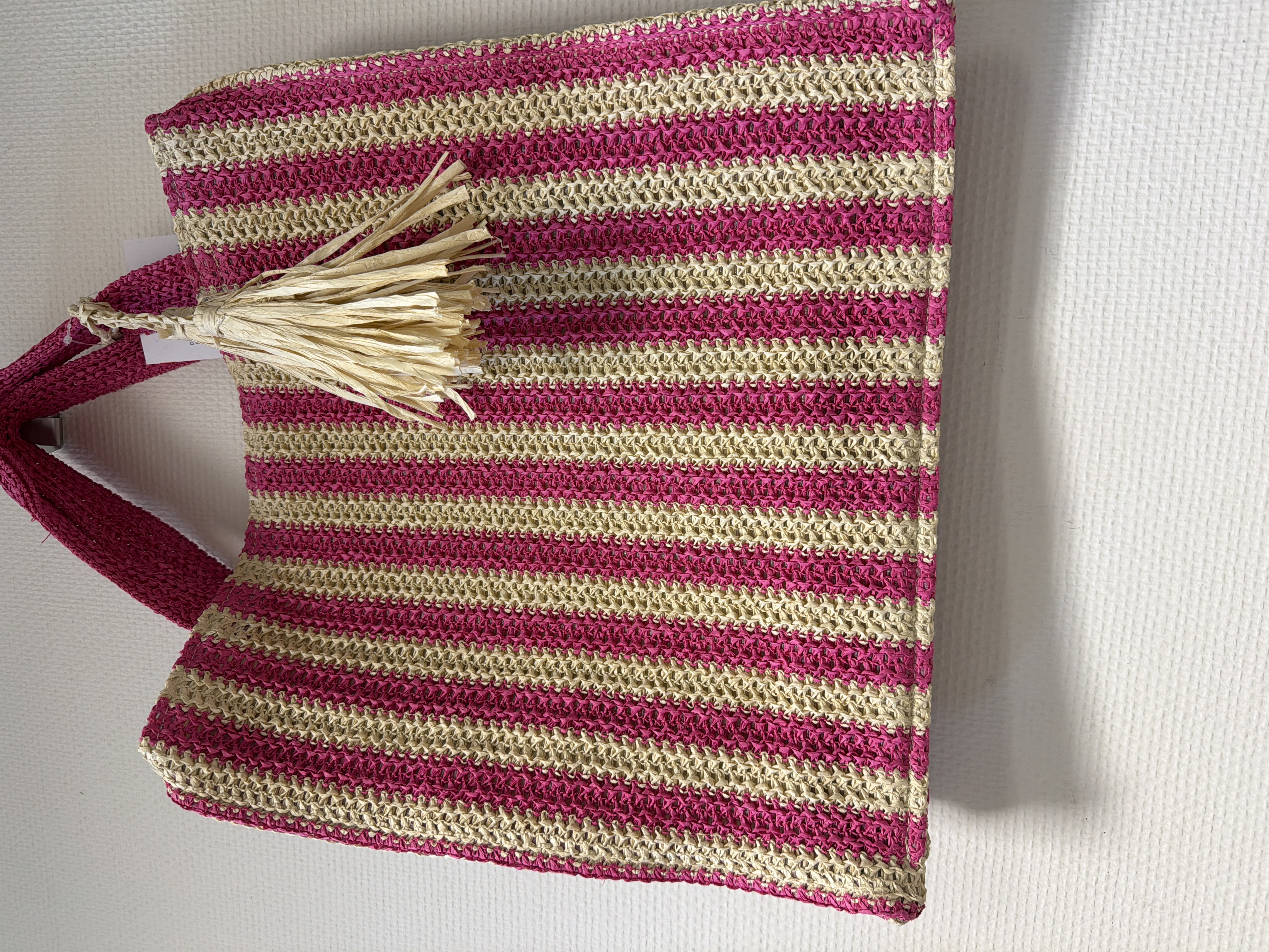 Sac mar wu sol 100% raffia neuf avec étiquette