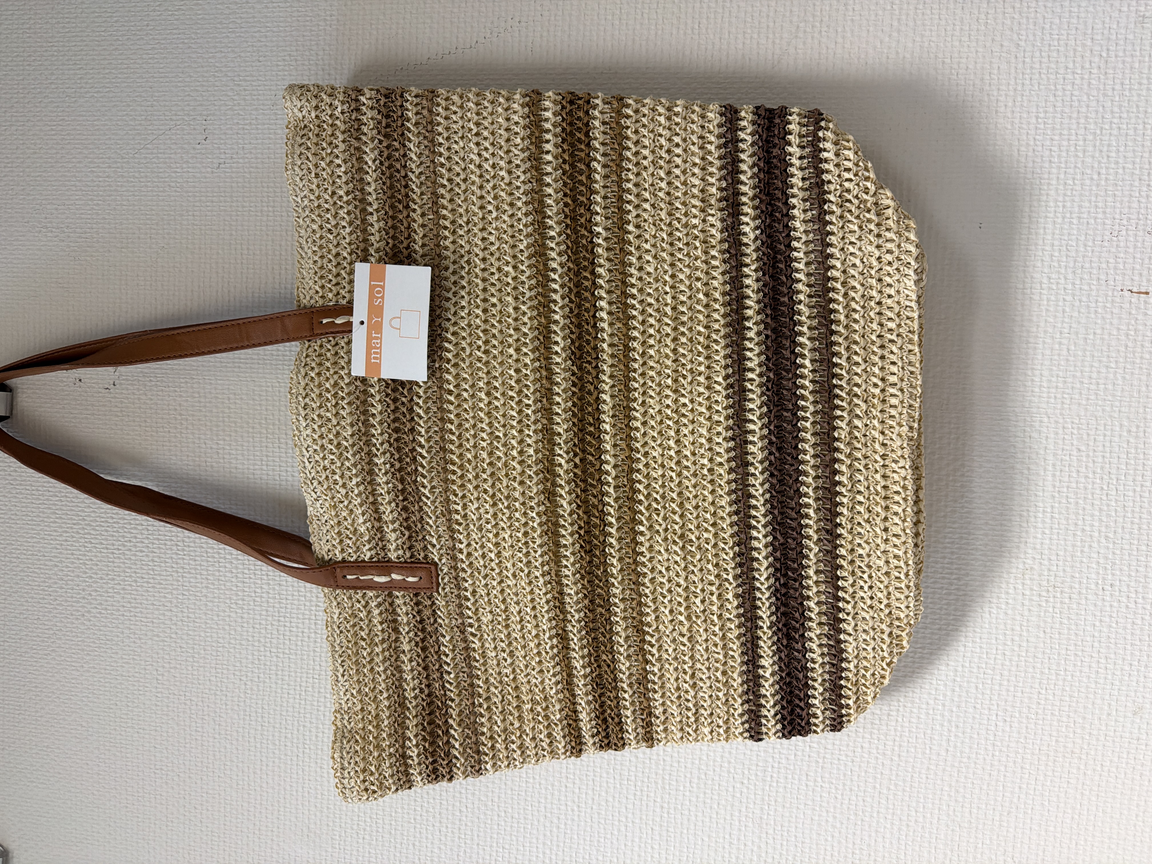 Sac mar Y sol 100% raffia neuf avec étiquette